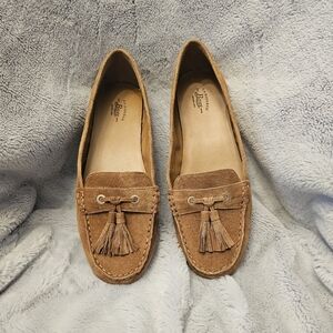 G.H Bass Bonnie sude leather Moccasin size 9